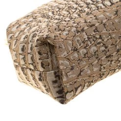 Stella McCartney Crocodile Print Canvas Oversized Clutch For Women -Stella McCartney Sales luxury women stella mccartney used handbags p186042 011