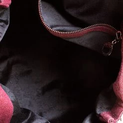 Stella McCartney Burgundy Faux-Python And Crocodile Embossed Leather Falabella Tote Bag For Women 19 Stella McCartney Burgundy Faux-Python And Crocodile Embossed Leather Falabella Tote Bag For Women -Stella McCartney Sales luxury women stella mccartney used handbags p186869 003