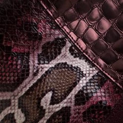 Stella McCartney Burgundy Faux-Python And Crocodile Embossed Leather Falabella Tote Bag For Women 17 Stella McCartney Burgundy Faux-Python And Crocodile Embossed Leather Falabella Tote Bag For Women -Stella McCartney Sales luxury women stella mccartney used handbags p186869 007