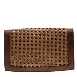Stella McCartney Woven Faux Leather Flap Clutch For Women -Stella McCartney Sales luxury women stella mccartney used handbags p194330 004
