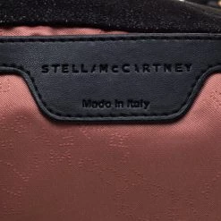 Stella McCartney Black Faux Leather Mini Falabella Shaggy Deer Tote For Women -Stella McCartney Sales luxury women stella mccartney used handbags p196938 004