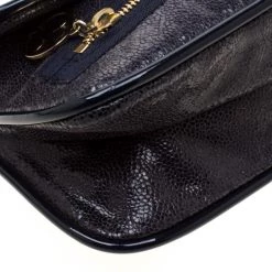 Stella McCartney Navy Blue Faux Leather Double Zip Clutch For Women -Stella McCartney Sales luxury women stella mccartney used handbags p196975 006