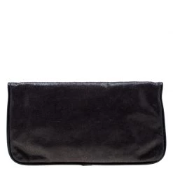 Stella McCartney Navy Blue Faux Leather Double Zip Clutch For Women -Stella McCartney Sales luxury women stella mccartney used handbags p196975 009