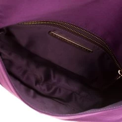Stella McCartney Purple Satin Double Zip Clutch For Women -Stella McCartney Sales luxury women stella mccartney used handbags p196978 004