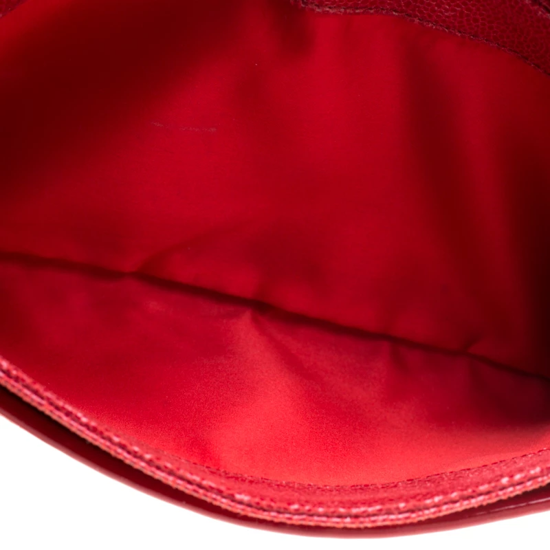 Stella McCartney Red Faux Leather Appaloosa Clutch For Women 9 Stella McCartney Red Faux Leather Appaloosa Clutch For Women - Image 7