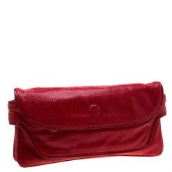 Stella McCartney Red Faux Leather Appaloosa Clutch For Women 15 Stella McCartney Red Faux Leather Appaloosa Clutch For Women -Stella McCartney Sales luxury women stella mccartney used handbags p196986 007