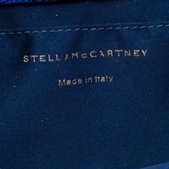Stella McCartney Blue Faux Leather Appaloosa Clutch For Women -Stella McCartney Sales luxury women stella mccartney used handbags p197181 004