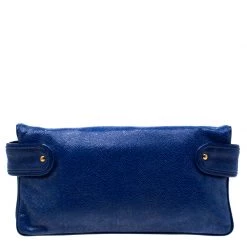 Stella McCartney Blue Faux Leather Appaloosa Clutch For Women -Stella McCartney Sales luxury women stella mccartney used handbags p197181 007