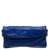 Stella McCartney Blue Faux Leather Appaloosa Clutch For Women 1 Stella McCartney Blue Faux Leather Appaloosa Clutch For Women -Stella McCartney Sales luxury women stella mccartney used handbags p197181 010