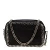 Stella McCartney Black Shaggy Deer Faux Leather Falabella Crossbody Bag For Women -Stella McCartney Sales luxury women stella mccartney used handbags p198677 009