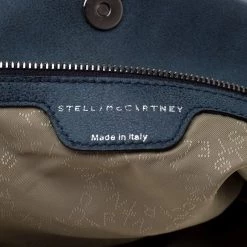 Stella McCartney Dark Green Faux Leather Small Falabella Tote For Women -Stella McCartney Sales luxury women stella mccartney used handbags p200550 003