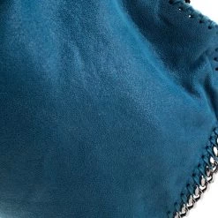 Stella McCartney Blue Faux Leather Mini Falabella Tote For Women 18 Stella McCartney Blue Faux Leather Mini Falabella Tote For Women -Stella McCartney Sales luxury women stella mccartney used handbags p209318 006