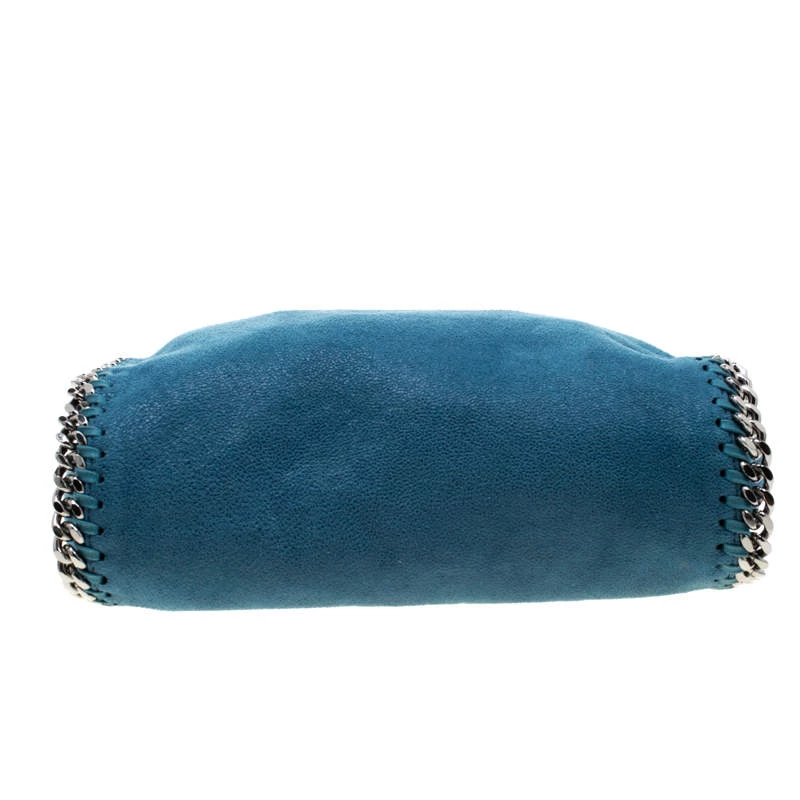 Stella McCartney Blue Faux Leather Mini Falabella Tote For Women 8 Stella McCartney Blue Faux Leather Mini Falabella Tote For Women - Image 6