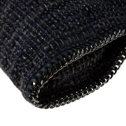 Stella McCartney Blue Boucle Fabric Small Falabella Tote For Women 23 Stella McCartney Blue Boucle Fabric Small Falabella Tote For Women -Stella McCartney Sales luxury women stella mccartney used handbags p212023 007