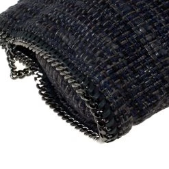 Stella McCartney Blue Boucle Fabric Small Falabella Tote For Women 22 Stella McCartney Blue Boucle Fabric Small Falabella Tote For Women -Stella McCartney Sales luxury women stella mccartney used handbags p212023 008