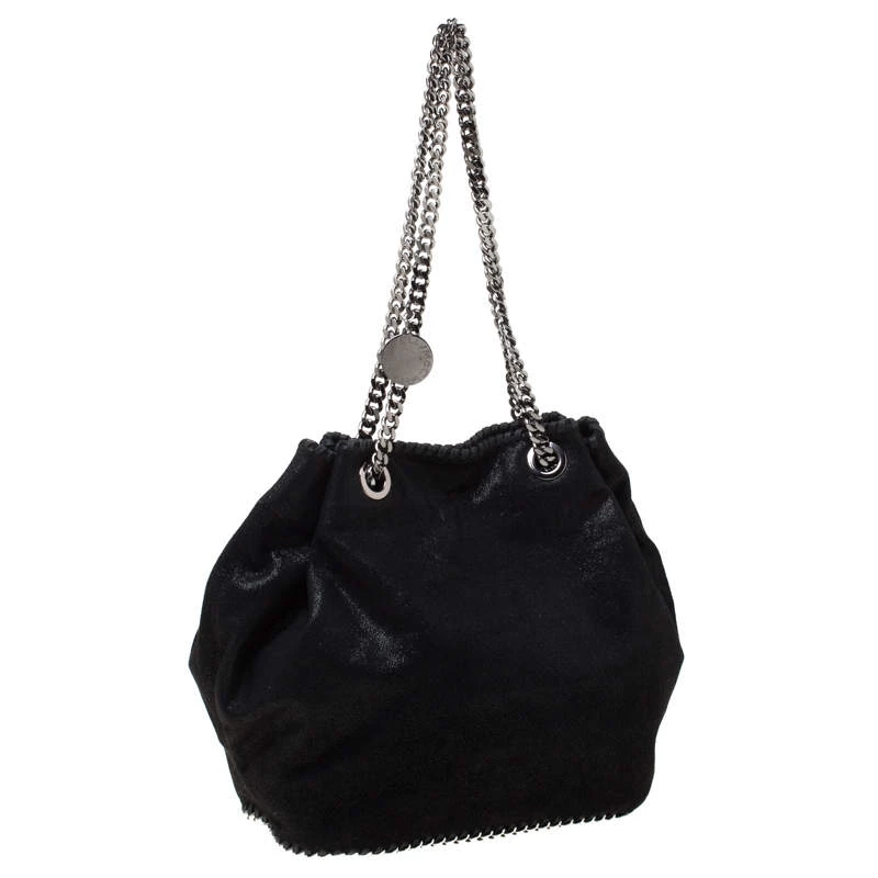 Stella McCartney Black Faux Leather Bucket Bag For Women 5 Stella McCartney Black Faux Leather Bucket Bag For Women - Image 3