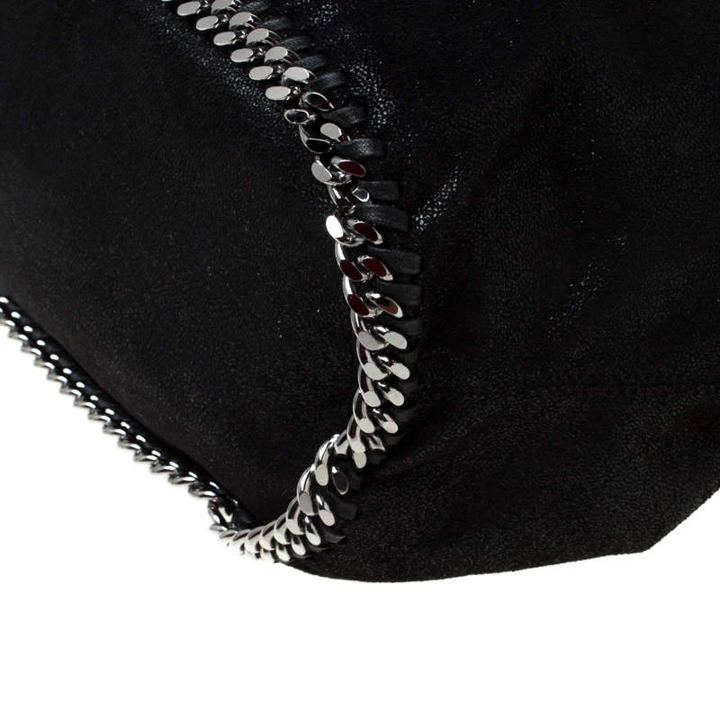 Stella McCartney Black Faux Leather Bucket Bag For Women 13 Stella McCartney Black Faux Leather Bucket Bag For Women - Image 11