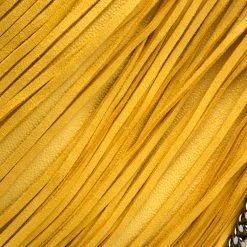 Stella McCartney Yellow Faux Leather Mini Falabella Fringe Tote For Women -Stella McCartney Sales luxury women stella mccartney used handbags p217670 006