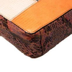 Stella McCartney Multicolor Faux Exotic Leather And Glitter Waverly Shoulder Bag For Women -Stella McCartney Sales luxury women stella mccartney used handbags p218410 002