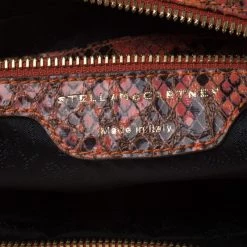 Stella McCartney Multicolor Faux Exotic Leather And Glitter Waverly Shoulder Bag For Women -Stella McCartney Sales luxury women stella mccartney used handbags p218410 004