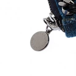 Stella McCartney Blue Denim Falabella Zip Around Wallet For Women -Stella McCartney Sales luxury women stella mccartney used handbags p221313 004
