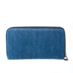 Stella McCartney Blue Denim Falabella Zip Around Wallet For Women -Stella McCartney Sales luxury women stella mccartney used handbags p221313 008