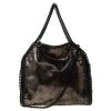 Stella McCartney Metallic Black Faux Leather Falabella Crossbody Bag For Women -Stella McCartney Sales luxury women stella mccartney used handbags p223474 011
