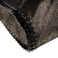 Stella McCartney Metallic Black Faux Leather Falabella Crossbody Bag For Women -Stella McCartney Sales luxury women stella mccartney used handbags p223474 013