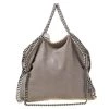 Stella McCartney Grey Faux Leather Falabella Chain Tote For Women -Stella McCartney Sales luxury women stella mccartney used handbags p225224 011