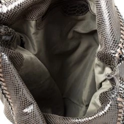 Stella McCartney Metallic Python Faux Leather Large Falabella Tote For Women -Stella McCartney Sales luxury women stella mccartney used handbags p227258 005