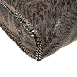 Stella McCartney Metallic Python Faux Leather Large Falabella Tote For Women -Stella McCartney Sales luxury women stella mccartney used handbags p227258 012