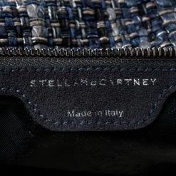 Stella McCartney Blue/Grey Tweed Falabella Fold Over Tote For Women -Stella McCartney Sales luxury women stella mccartney used handbags p227332 004