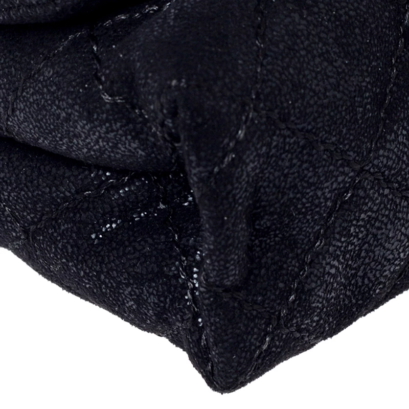 Stella McCartney Black Faux Leather Mini Beckett Shoulder Bag For Women 13 Stella McCartney Black Faux Leather Mini Beckett Shoulder Bag For Women - Image 11