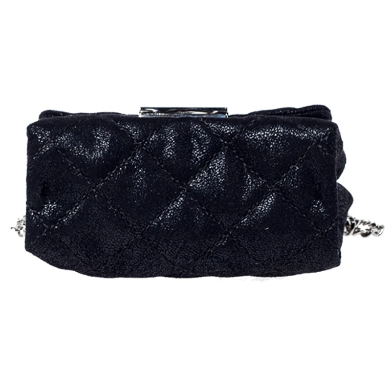 Stella McCartney Black Faux Leather Mini Beckett Shoulder Bag For Women 8 Stella McCartney Black Faux Leather Mini Beckett Shoulder Bag For Women - Image 6