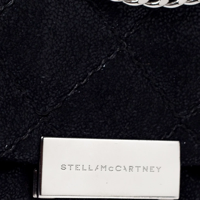 Stella McCartney Black Faux Leather Mini Beckett Shoulder Bag For Women 7 Stella McCartney Black Faux Leather Mini Beckett Shoulder Bag For Women - Image 5