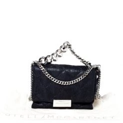 Stella McCartney Black Faux Leather Mini Beckett Shoulder Bag For Women 21 Stella McCartney Black Faux Leather Mini Beckett Shoulder Bag For Women -Stella McCartney Sales luxury women stella mccartney used handbags p235274 008