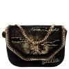 Stella McCartney Black Velvet Volcano Embroidered Mini Falabella Shoulder Bag For Women 1 Stella McCartney Black Velvet Volcano Embroidered Mini Falabella Shoulder Bag For Women -Stella McCartney Sales luxury women stella mccartney used handbags p235954 004