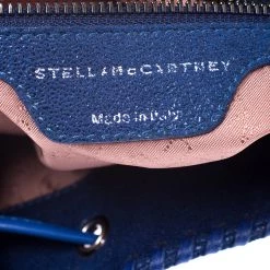 Stella McCartney Blue Faux Leather Falabella Shaggy Backpack For Women -Stella McCartney Sales luxury women stella mccartney used handbags p238058 003