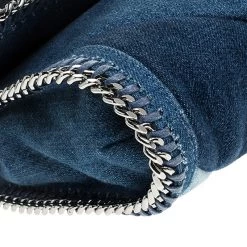 Stella McCartney Blue Eco Denim Falabella Shoulder Bag For Women -Stella McCartney Sales luxury women stella mccartney used handbags p238943 003
