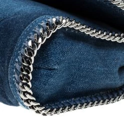 Stella McCartney Blue Eco Denim Falabella Shoulder Bag For Women -Stella McCartney Sales luxury women stella mccartney used handbags p238943 004
