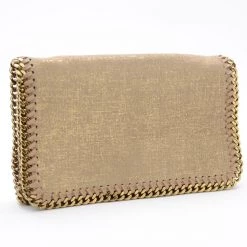 Stella McCartney Gold Falabella Shaggy Deer Crossbody Bag For Women -Stella McCartney Sales luxury women stella mccartney used handbags p23897 003