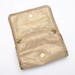 Stella McCartney Gold Falabella Shaggy Deer Crossbody Bag For Women -Stella McCartney Sales luxury women stella mccartney used handbags p23897 009