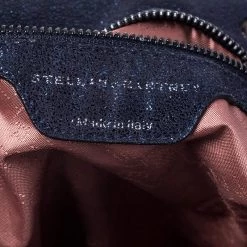 Stella McCartney Midnight Blue Faux Leather Falabella Backpack For Women 22 Stella McCartney Midnight Blue Faux Leather Falabella Backpack For Women -Stella McCartney Sales luxury women stella mccartney used handbags p243361 011