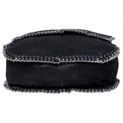 Stella McCartney Black Faux Leather Falabella Shaggy Deer Shoulder Bag For Women 18 Stella McCartney Black Faux Leather Falabella Shaggy Deer Shoulder Bag For Women -Stella McCartney Sales luxury women stella mccartney used handbags p245574 011