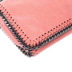 Stella McCartney Coral Faux Leather Falabella Flap Shoulder Bag For Women 24 Stella McCartney Coral Faux Leather Falabella Flap Shoulder Bag For Women -Stella McCartney Sales luxury women stella mccartney used handbags p246629 003