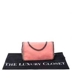 Stella McCartney Coral Faux Leather Falabella Flap Shoulder Bag For Women 23 Stella McCartney Coral Faux Leather Falabella Flap Shoulder Bag For Women -Stella McCartney Sales luxury women stella mccartney used handbags p246629 005