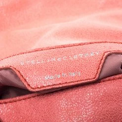 Stella McCartney Coral Faux Leather Falabella Flap Shoulder Bag For Women 22 Stella McCartney Coral Faux Leather Falabella Flap Shoulder Bag For Women -Stella McCartney Sales luxury women stella mccartney used handbags p246629 011