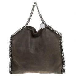 Stella McCartney Brown Faux Leather Small Falabella Tote For Women -Stella McCartney Sales luxury women stella mccartney used handbags p246749 005