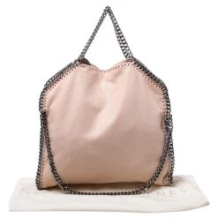 Stella McCartney Peach Faux Leather Small Falabella Tote For Women 20 Stella McCartney Peach Faux Leather Small Falabella Tote For Women -Stella McCartney Sales luxury women stella mccartney used handbags p247867 007
