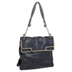 Stella McCartney Grey Faux Leather Bordered Shoulder Bag For Women 15 Stella McCartney Grey Faux Leather Bordered Shoulder Bag For Women -Stella McCartney Sales luxury women stella mccartney used handbags p249802 001
